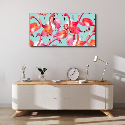 Flamingos Canvas print