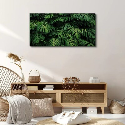 Green jungle Canvas wall art