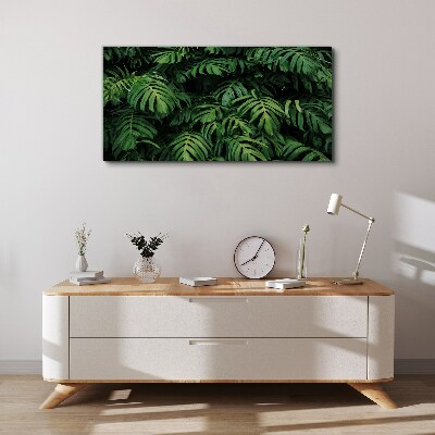 Green jungle Canvas wall art