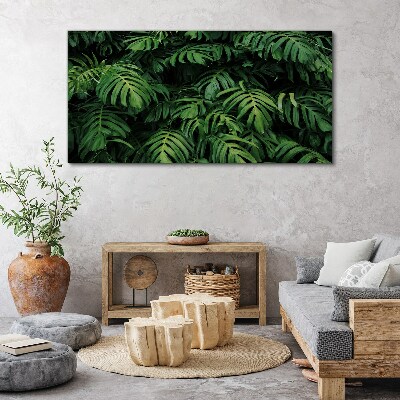 Green jungle Canvas wall art