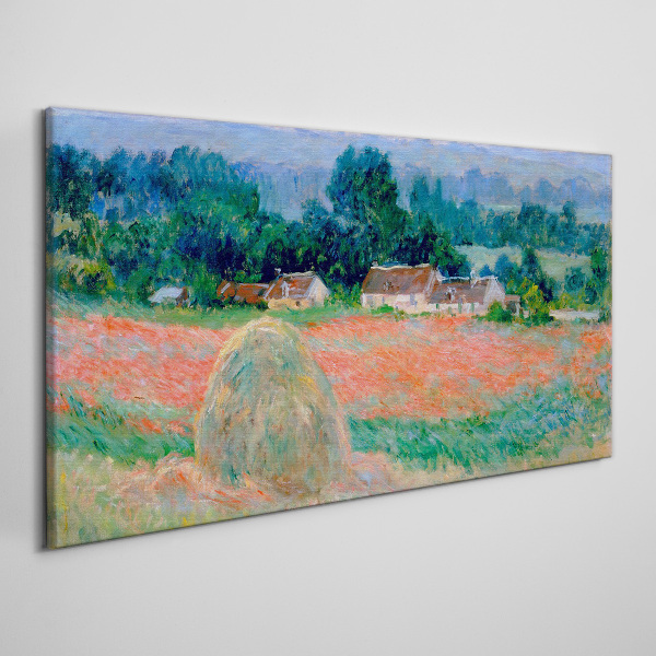 Haystack at Giverny Claude Monet Canvas wall art