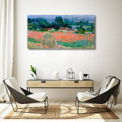 Haystack at Giverny Claude Monet Canvas wall art