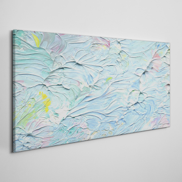 Pastel waves of emotions Canvas wall art