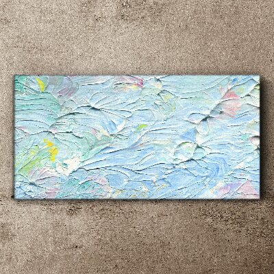 Pastel waves of emotions Canvas wall art