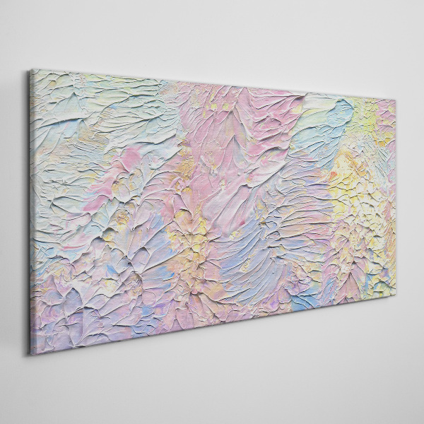 Pastel Flowers in Motion Print on canvas