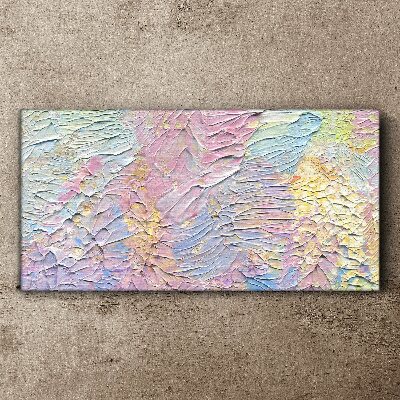Pastel Flowers in Motion Print on canvas