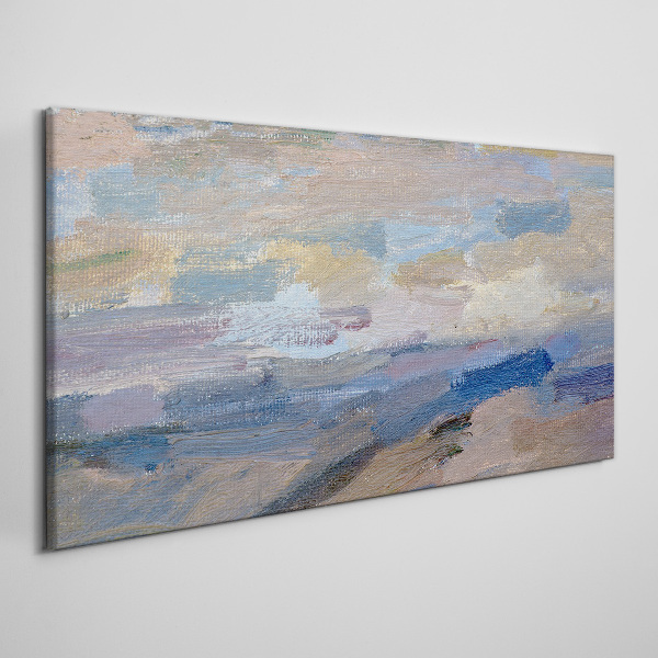 Peaceful sky over the sea Print on canvas