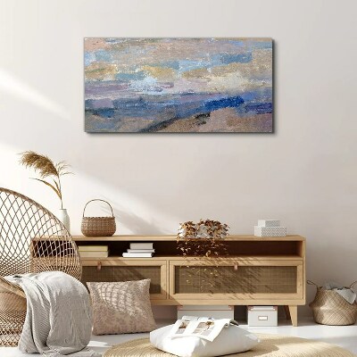 Peaceful sky over the sea Print on canvas