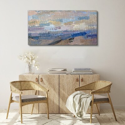 Peaceful sky over the sea Print on canvas