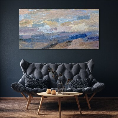 Peaceful sky over the sea Print on canvas