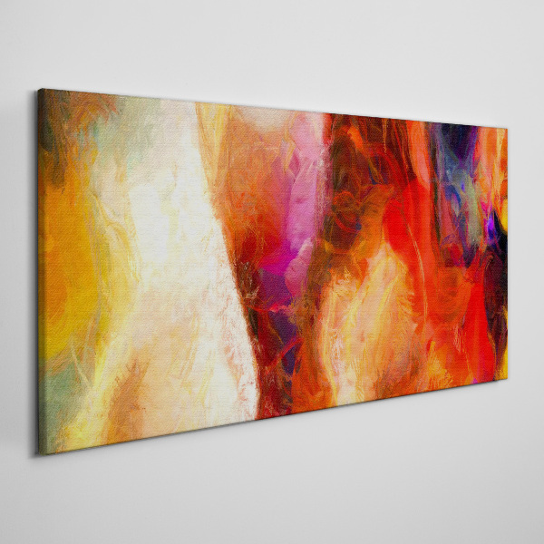 Intense colors of abstraction Print on canvas