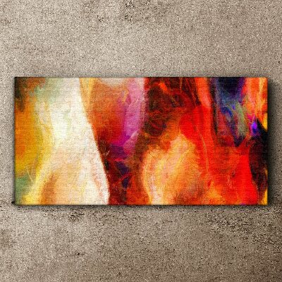 Intense colors of abstraction Print on canvas
