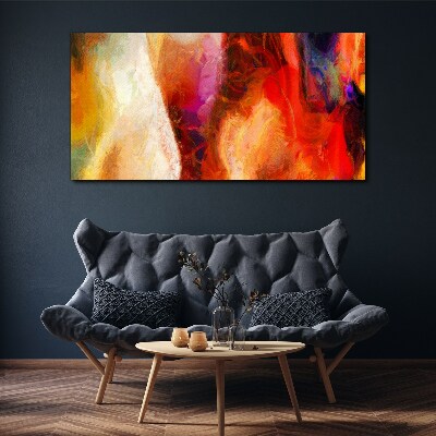 Intense colors of abstraction Print on canvas