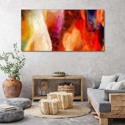 Intense colors of abstraction Print on canvas