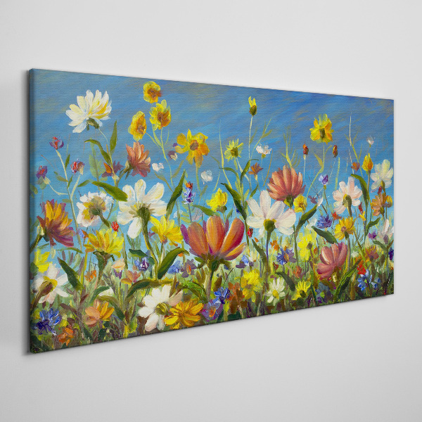 Spring floral landscape Print on canvas