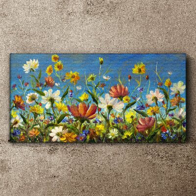 Spring floral landscape Print on canvas