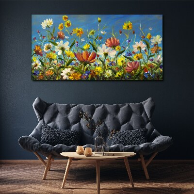 Spring floral landscape Print on canvas