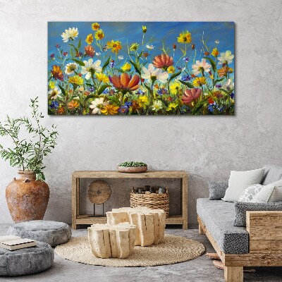 Spring floral landscape Print on canvas