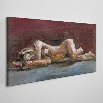 An intimate moment Print on canvas