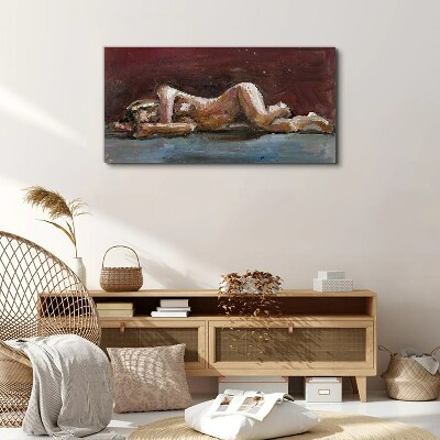 An intimate moment Print on canvas