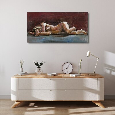 An intimate moment Print on canvas