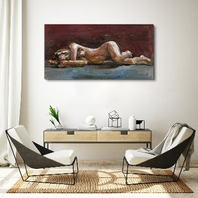 An intimate moment Print on canvas