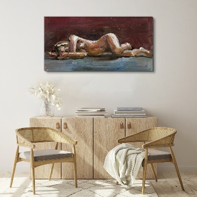 An intimate moment Print on canvas