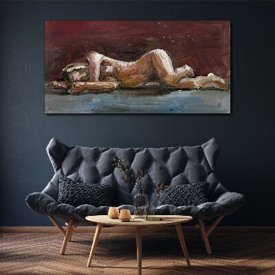 An intimate moment Print on canvas