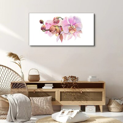 Orchid in pastel shades Print on canvas