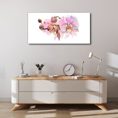 Orchid in pastel shades Print on canvas