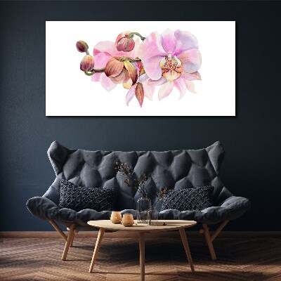 Orchid in pastel shades Print on canvas
