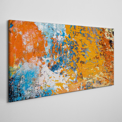 Dynamic colors in an abstract landscape Canvas wall art