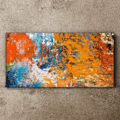 Dynamic colors in an abstract landscape Canvas wall art