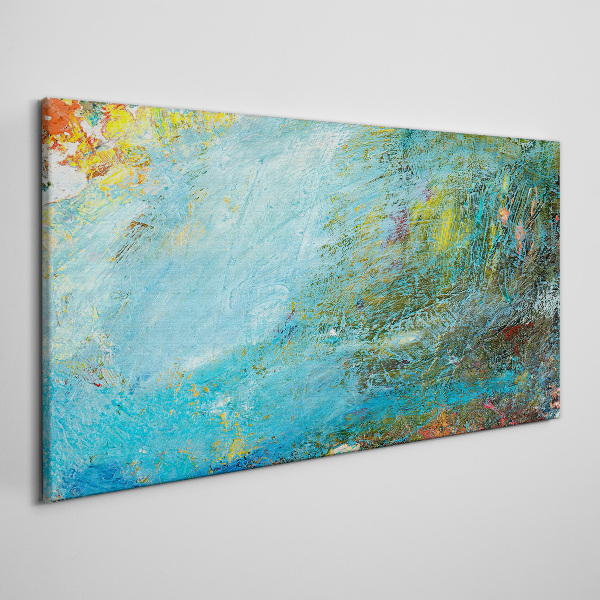 Abstract play of colors Canvas wall art