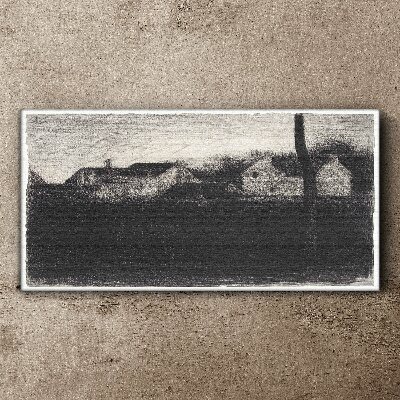 The calm before the storm Print on canvas
