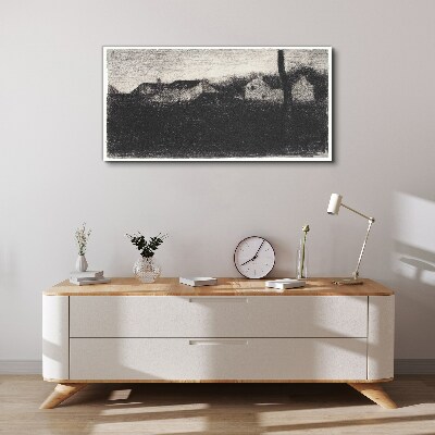 The calm before the storm Print on canvas