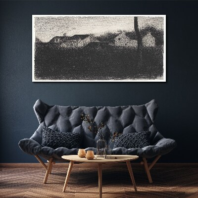 The calm before the storm Print on canvas