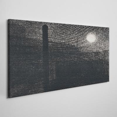 Sunset over the city Print on canvas
