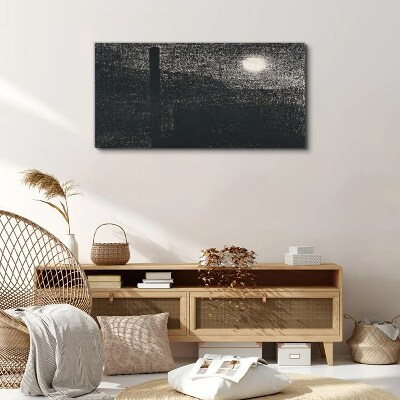 Sunset over the city Print on canvas