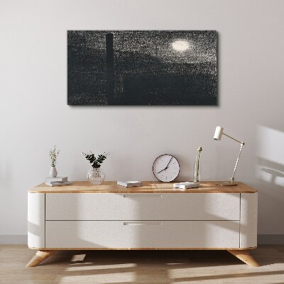 Sunset over the city Print on canvas