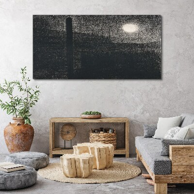 Sunset over the city Print on canvas
