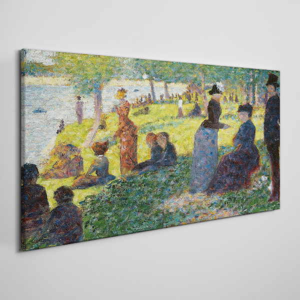 Summer afternoon on the river Print on canvas