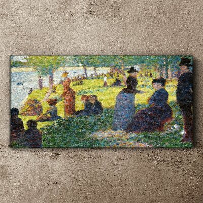 Summer afternoon on the river Print on canvas