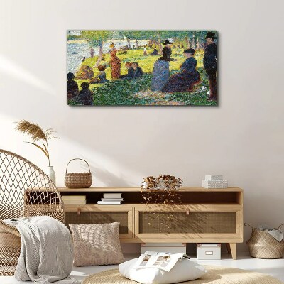 Summer afternoon on the river Print on canvas