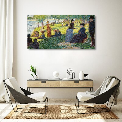 Summer afternoon on the river Print on canvas