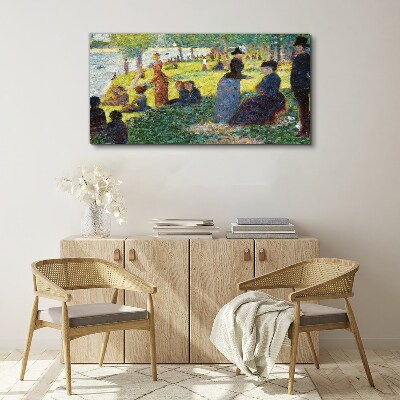 Summer afternoon on the river Print on canvas