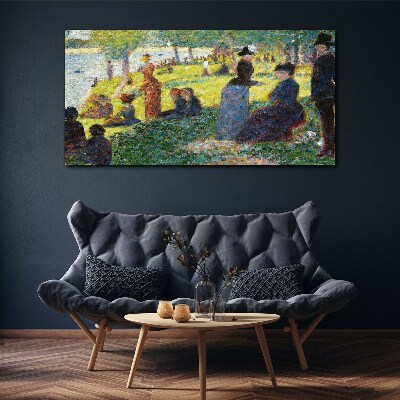 Summer afternoon on the river Print on canvas