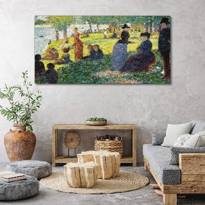 Summer afternoon on the river Print on canvas