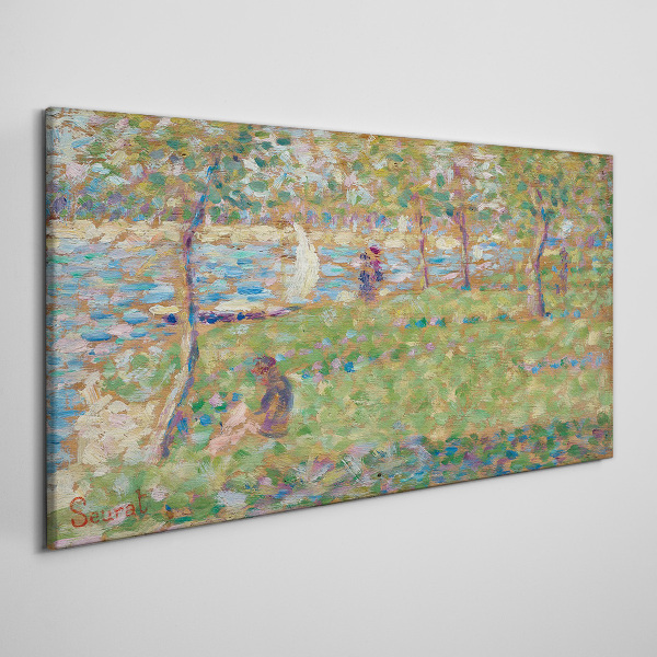 Summer afternoon on the river Canvas wall art