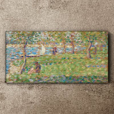 Summer afternoon on the river Canvas wall art